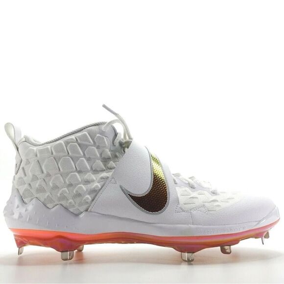Nike Force Zoom Trout 6 Mens Baseball Cleats Size 15 Metal AT3464-105 Or… - Picture 1 of 7